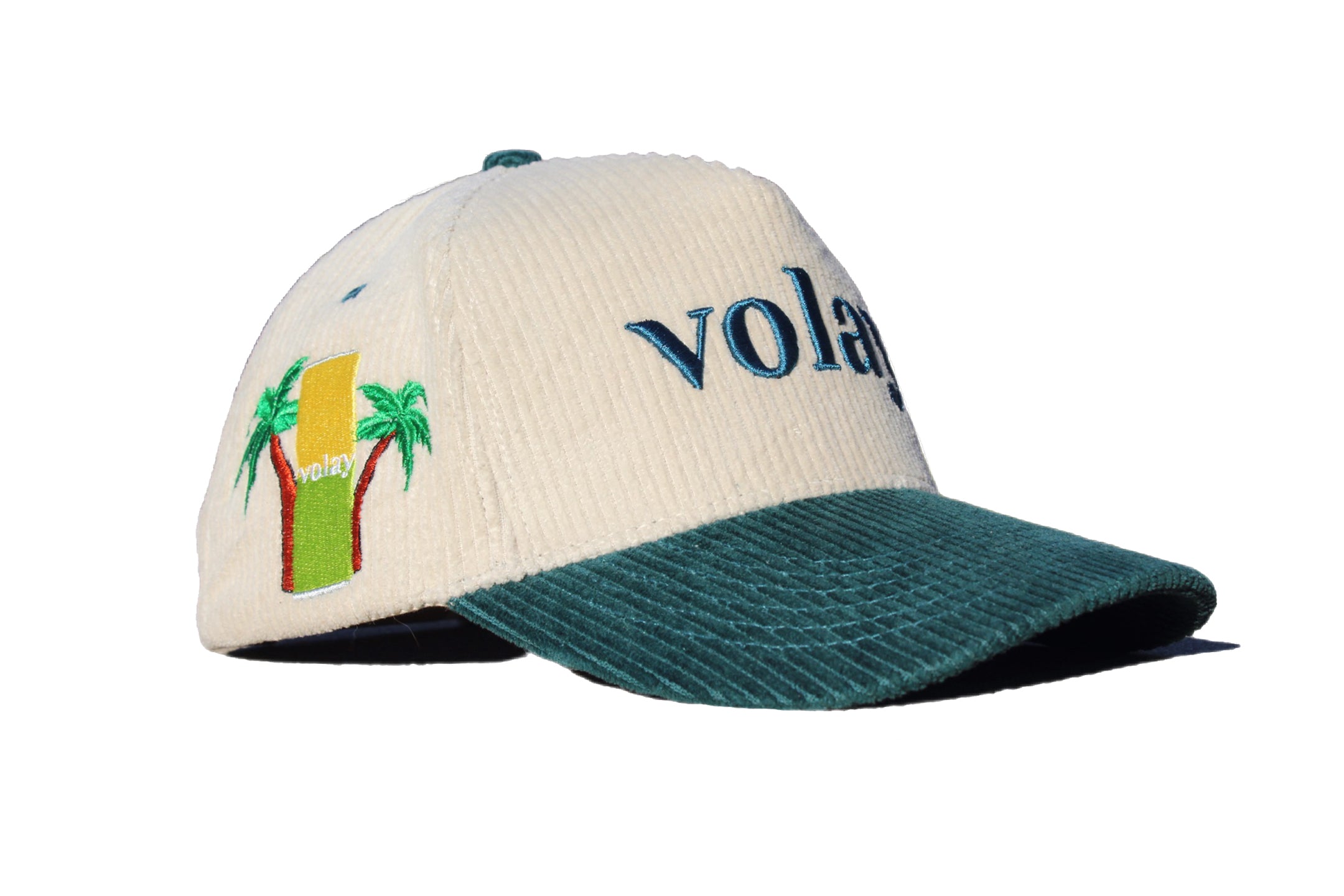 Volay Corduroy Snapback | Sea Green