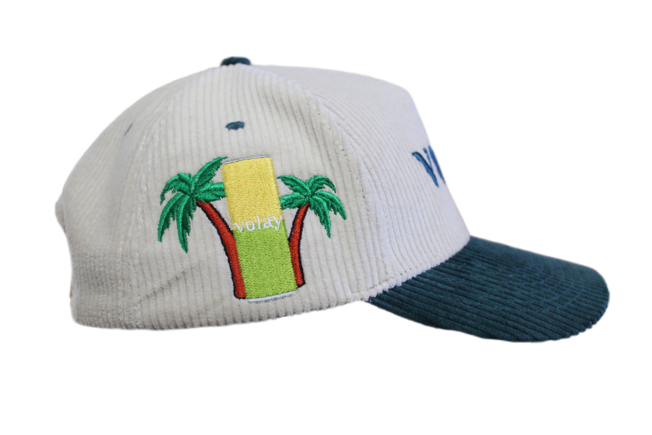 Volay Corduroy Snapback | Sea Green