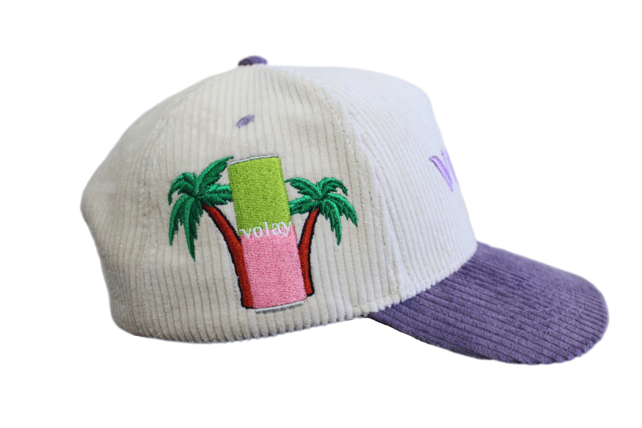 Volay Corduroy Snapback | Grape