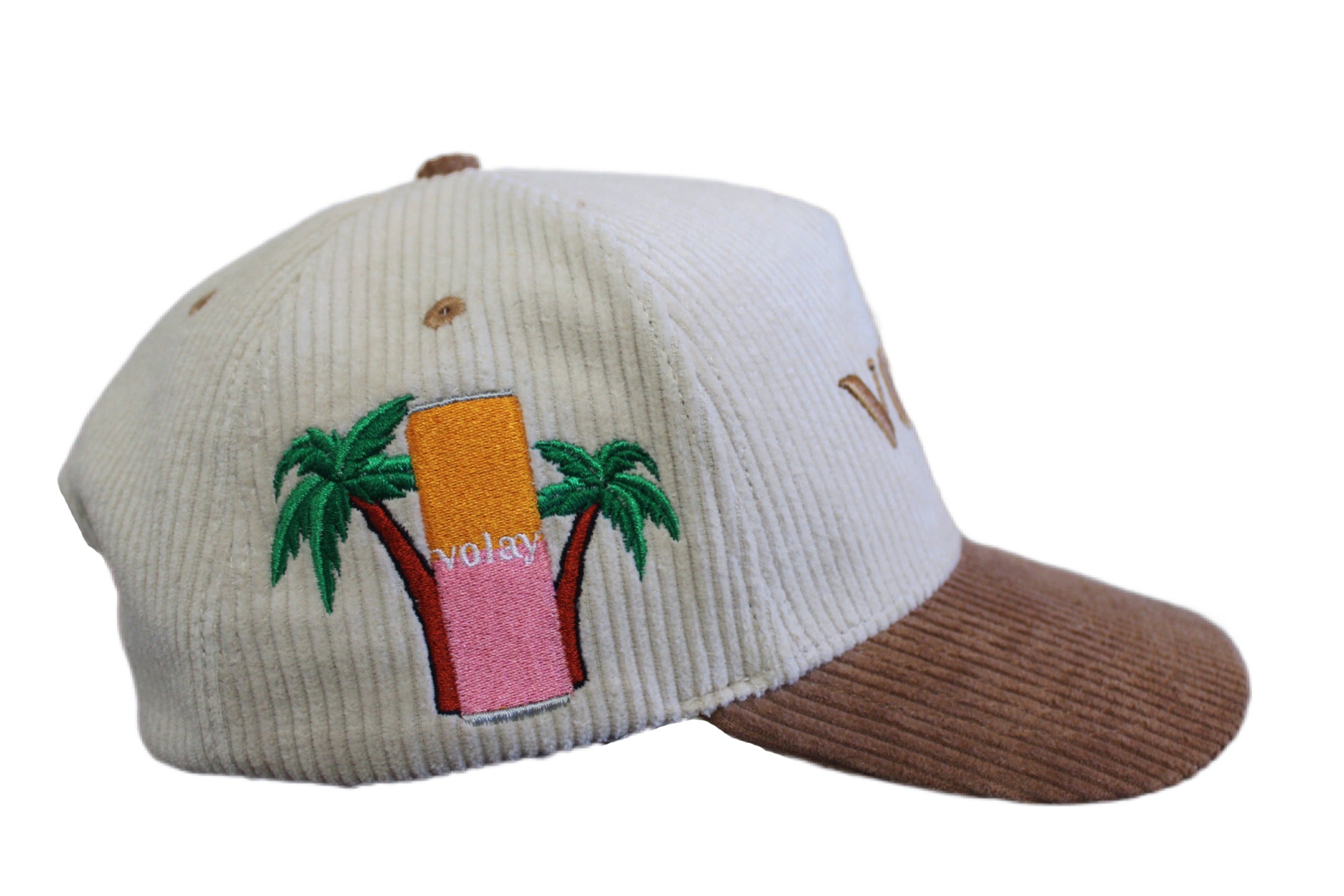 Volay Corduroy Snapback | Cream